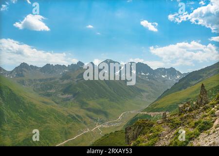 Altopiano di Kavrun e monti Kackar a Rize, Turchia. Foto Stock