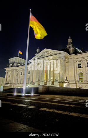 Paul Wallot, Berlin Reichstag, Platz der Republik, Berlino, Germania, edificio del Reichstag, edificio del Reichstag Foto Stock