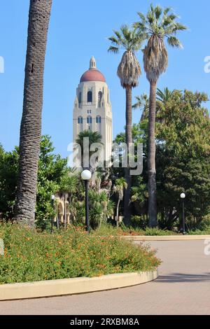 Hoover Tower, Stanford University, California Foto Stock