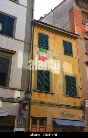Pisa, Italia. 19 settembre 2023. Le strade del centro storico di Pisa, Italia. Foto di alta qualità Foto Stock