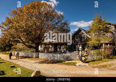 Shining vele Bed and Breakfast   Monhegan Island, Maine, Stati Uniti d'America Foto Stock