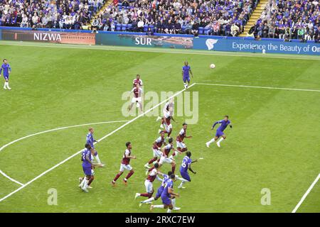 Chelsea, Londra, Regno Unito. 24 settembre 2023. Il Chelsea Football Club gioca all'Aston Villa nello stadio dello Stamford Bridge credito: Motofoto/Alamy Live News Foto Stock