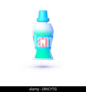 Icona 3d realistica per la progettazione medica. Illustrazione vettoriale Illustrazione Vettoriale