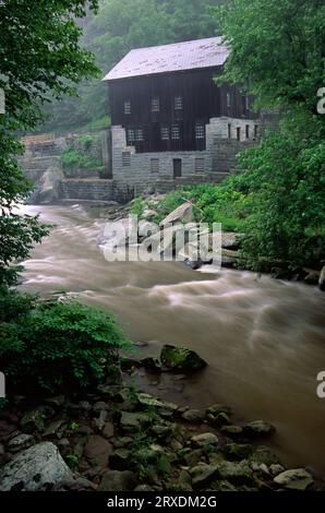 McConnell Mill & Slippery Rock Creek, McConnell Mill State Park, Pennsylvania Foto Stock