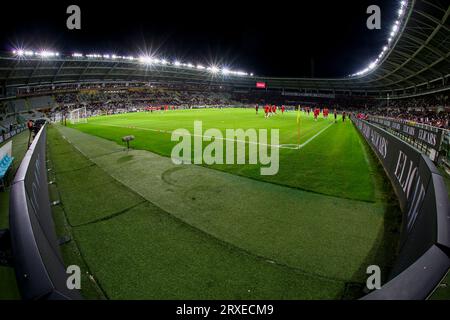 Una visione generale dello Stadio Olimpico grande Torino durante la partita di serie A tra Torino FC e AS Roma il 24 settembre 2023 a Torino, Italia. Foto Stock