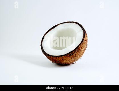 Aperto Coconut Foto Stock