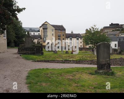 EDIMBURGO, Regno Unito - 15 SETTEMBRE 2023: Canongate Kirkyard Foto Stock