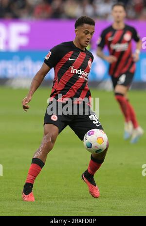 Francoforte, Deutschland. 24 settembre 2023. Tuta fotografiert beim Fußball Bundesliga Spiel Eintracht Frankfurt gegen den SC Freiburg AM 24.9.2023 a Francoforte. Credito: dpa/Alamy Live News Foto Stock