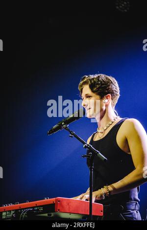 Berna, Svizzera. 23 settembre 2023. Il cantautore britannico Henry Moodie esegue un concerto dal vivo al Bierhübeli di Berna. (Foto: Gonzales Photo - Tilman Jentzsch). Foto Stock