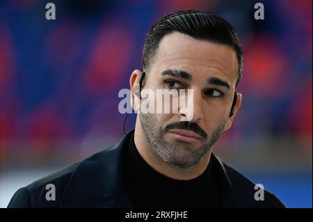 Parigi, Francia. 24 settembre 2023. Julien Mattia/le Pictorium - PSG - Marsiglia - 24/09/2023 - Francia/Ile-de-France (regione)/Parigi - ex giocatore OM Adil rami durante la Ligue 1 Ubereats Classico tra PSG e Olympique de Marseille al Parc des Princes il 24 settembre 2023. Crediti: LE PICTORIUM/Alamy Live News Foto Stock