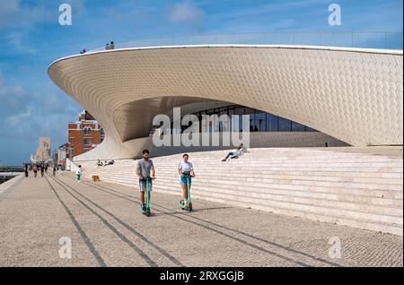 MAAT, Museo d'Arte, architettura e tecnologia, Building, Belem, Lisbona, Portogallo Foto Stock