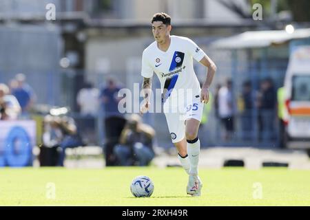 Empoli, Italia. 24 settembre 2023. Durante la partita di serie A tra Empoli Football Club e Football Club Internazionale Milano allo Stadio Carlo Castellani di Empoli, il 24 settembre 2023. Credito: Agenzia fotografica indipendente/Alamy Live News Foto Stock