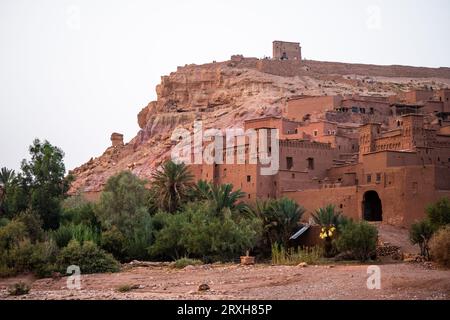 Città fortezza di Ait Benhaddou vicino a Ouarzazate in Marocco. Foto di alta qualità Foto Stock