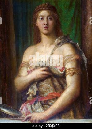 George Frederic Watts, A Roman Lady, ritratto dipinto ad olio, 1892 Foto Stock