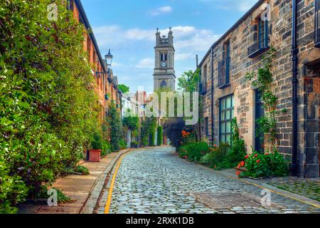 Circus Lane a Edimburgo, Scozia Foto Stock