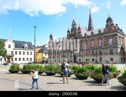 L'ex municipio di Malmö a Stortorget nella storica città vecchia. Malmö , Svezia. Foto Stock