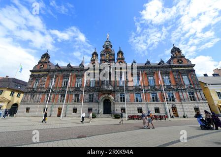 L'ex municipio di Malmö a Stortorget nella storica città vecchia. Malmö , Svezia. Foto Stock