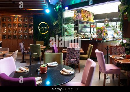 Ristorante Carajillo nel quartiere Polanco di città del Messico, Messico Foto Stock