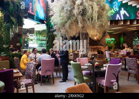 Ristorante Carajillo nel quartiere Polanco di città del Messico, Messico Foto Stock