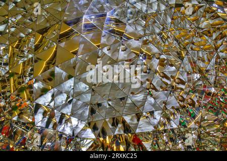 Vista dei cristalli - dettaglio, primo piano Foto Stock