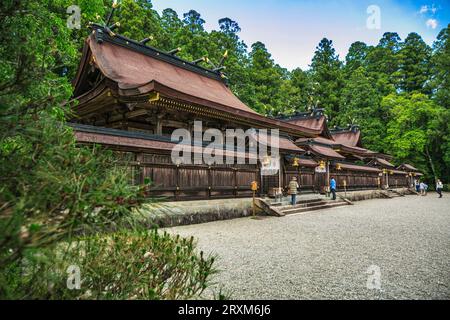 Kumano Hongu Taisha. Sacrario scintoista. Tanabe città. Wakayama Prefettura. Kumano Kodo percorso del pellegrinaggio. UNESCO .Giappone Foto Stock