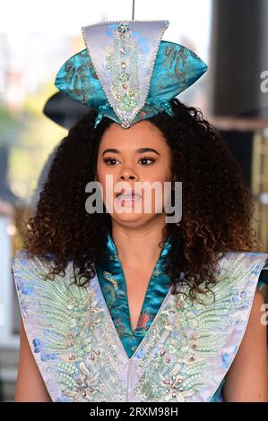 Londra, Regno Unito. 26 settembre 2023. Photocall: Aladdin con il cast Kiera-Nicol a Fairfield Halls, Park Ln, Croydon. Credito: Vedere li/Picture Capital/Alamy Live News Foto Stock