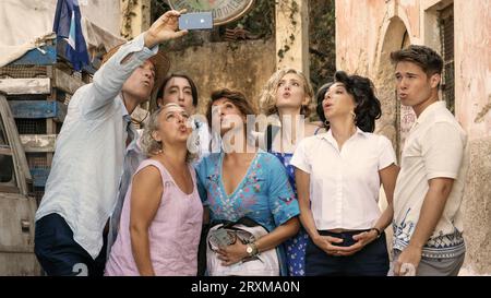 My Big Fat Greek Wedding 3 John Corbett, Andrea Martin, Maria Vacratsis, Nia Vardalos, Elias Kacavas, Melina Kotselou, Elena Kampouris Foto Stock