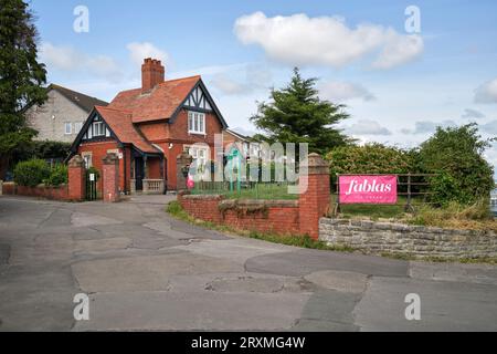 Fablas Ice Cream Cafe Penarth South Wales UK Foto Stock