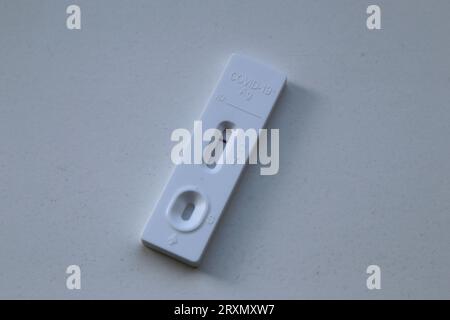 Amburgo, Germania, 06. Maggio 2021, Corona Antigen Rapid test Kit, Self-test Foto Stock