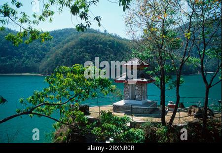 Tempio Shiva, Pokhara, Nepal Foto Stock