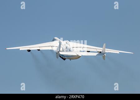 Antonov AN-225 Mriya, ILA Berlin Air Show, Berlino - 27 aprile 2018 Foto Stock