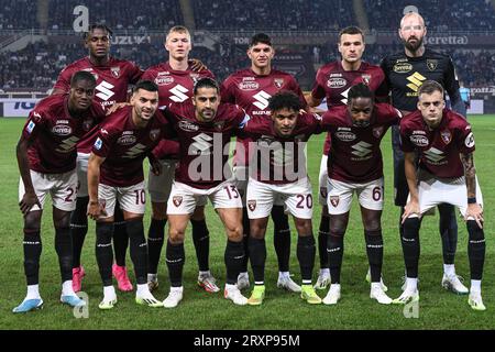 Torino, Italia. 24 settembre 2023. Stadio Olimpico grande Torino, 24.09.23 Torino FC prima della partita di serie A Torino FC vs AS Roma allo Stadio Olimpico grande Torino di Torino, Italia Soccer (Cristiano Mazzi/SPP) credito: SPP Sport Press Photo. /Alamy Live News Foto Stock