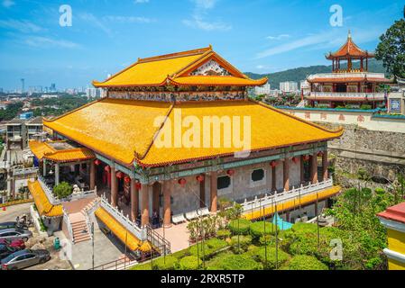 19 agosto 2018: Tempio di Kek Lok si, un tempio buddista situato a Air Itam, Penang, Malesia. È anche il più grande del paese. Il costrutto Foto Stock