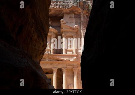 Petra Rooms, Jordan Foto Stock
