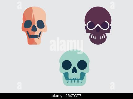 Nuovo design minimalista per le icone Illustrazione Vettoriale