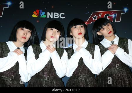 LOS ANGELES - SEP 26: Avantgardey at the America's Got Talent Season 18 finale Live Show Red Carpet presso l'Hotel Dena il 26 settembre 2023 a Pasadena, CALIFORNIA Foto Stock