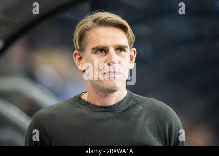 Münster, Germania. 26 settembre 2023. Sportdirektor Christoph Freund (Monaco) Preußen Münster - Bayern München 26.09.2023 Copyright (nur für journalis Foto Stock