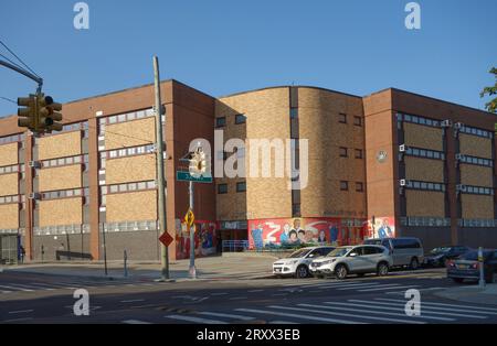 Louis Armstrong Middle School, Intermediate School 227, East Elmhurst, Queens, New York City, Foto Stock