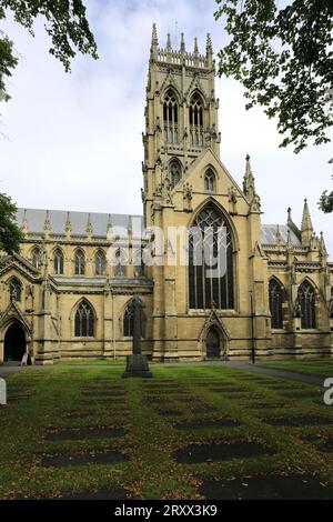 Chiesa Minster di San Giorgio a Doncaster, South Yorkshire, Inghilterra, Regno Unito Foto Stock