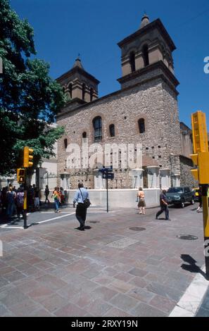 Chiesa della compagnia di Gesù, blocco dei Gesuiti, Manzana Jesuitica, città di Cordova, provincia di Cordova, Argentina, sito patrimonio dell'umanità dell'UNESCO Foto Stock