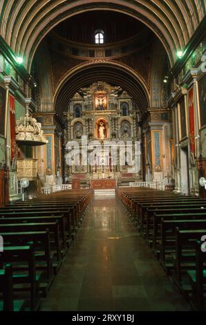 Chiesa dei Gesuiti, interno, blocco dei Gesuiti, Manzana Jesuitica, città di Cordova, provincia di Cordoba, Argentina Foto Stock