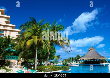 Riu Hotel in Cancun e la Riviera Maya, Yucatan, Messico Foto Stock