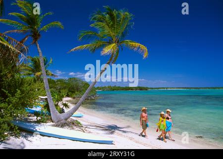 Bahia de Punta Solinam, Riviera Maya, Yucatan, Messico Foto Stock