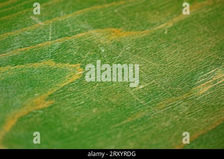 La texture retrò della vecchia sedia verde abstratta uno sfondo ravvicinato fotografie di grandi dimensioni di alta qualità stampe istantanee Foto Stock