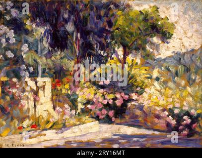 Henri Edmond Cross - la Terrazza fiorita Foto Stock