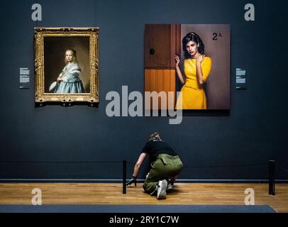 AMSTERDAM - il lavoro di Erwin Olaf Hope sarà appeso alla Galleria d'Onore del Rijksmuseum, come omaggio al fotografo defunto. L'opera Hope fa parte della collezione principale del Rijksmuseum. ANP REMKO DE WAAL netherlands Out - belgium Out Foto Stock