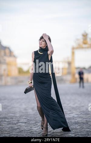 Charlotte Gainsbourg al banchetto di stato al Palazzo di Versailles, vicino a Parigi, il 20 settembre 2023, il primo giorno di una visita di stato in Francia. Foto di Eliot Blondet/ABACAPRESS.COM Foto Stock