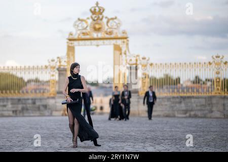 Charlotte Gainsbourg al banchetto di stato al Palazzo di Versailles, vicino a Parigi, il 20 settembre 2023, il primo giorno di una visita di stato in Francia. Foto di Eliot Blondet/ABACAPRESS.COM Foto Stock