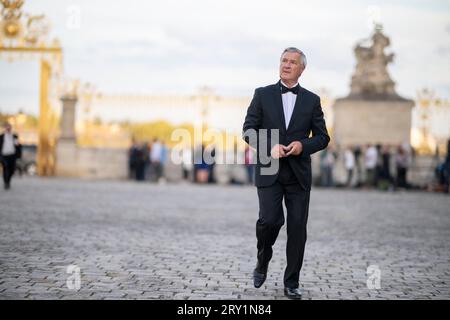 Patrick Strzoda al banchetto di stato al Palazzo di Versailles, vicino a Parigi, il 20 settembre 2023, il primo giorno di una visita di stato in Francia. Foto di Eliot Blondet/ABACAPRESS.COM Foto Stock