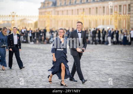 Frederic Michel al banchetto di stato al Palazzo di Versailles, vicino a Parigi, il 20 settembre 2023, il primo giorno di una visita di stato in Francia. Foto di Eliot Blondet/ABACAPRESS.COM Foto Stock